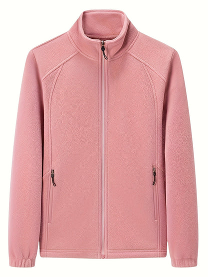 Veste Douillette à Col Montant Chic