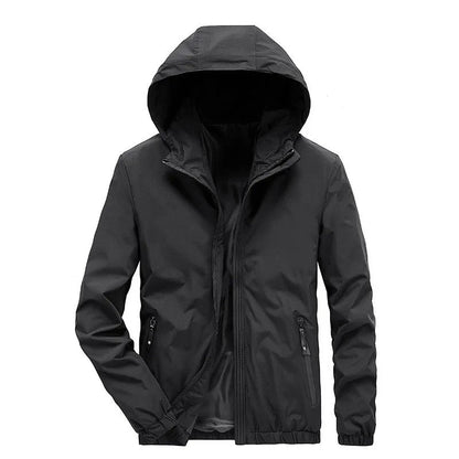 Veste de streetwear capuche zippée