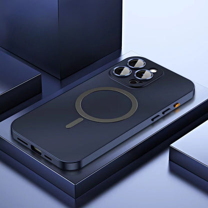 Étui Métal Magnétique | Protection Élégante pour iPhone