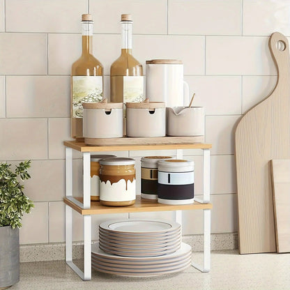 Étagères de Cuisine Modulables | Rangement Compact pour Épices et Conserves