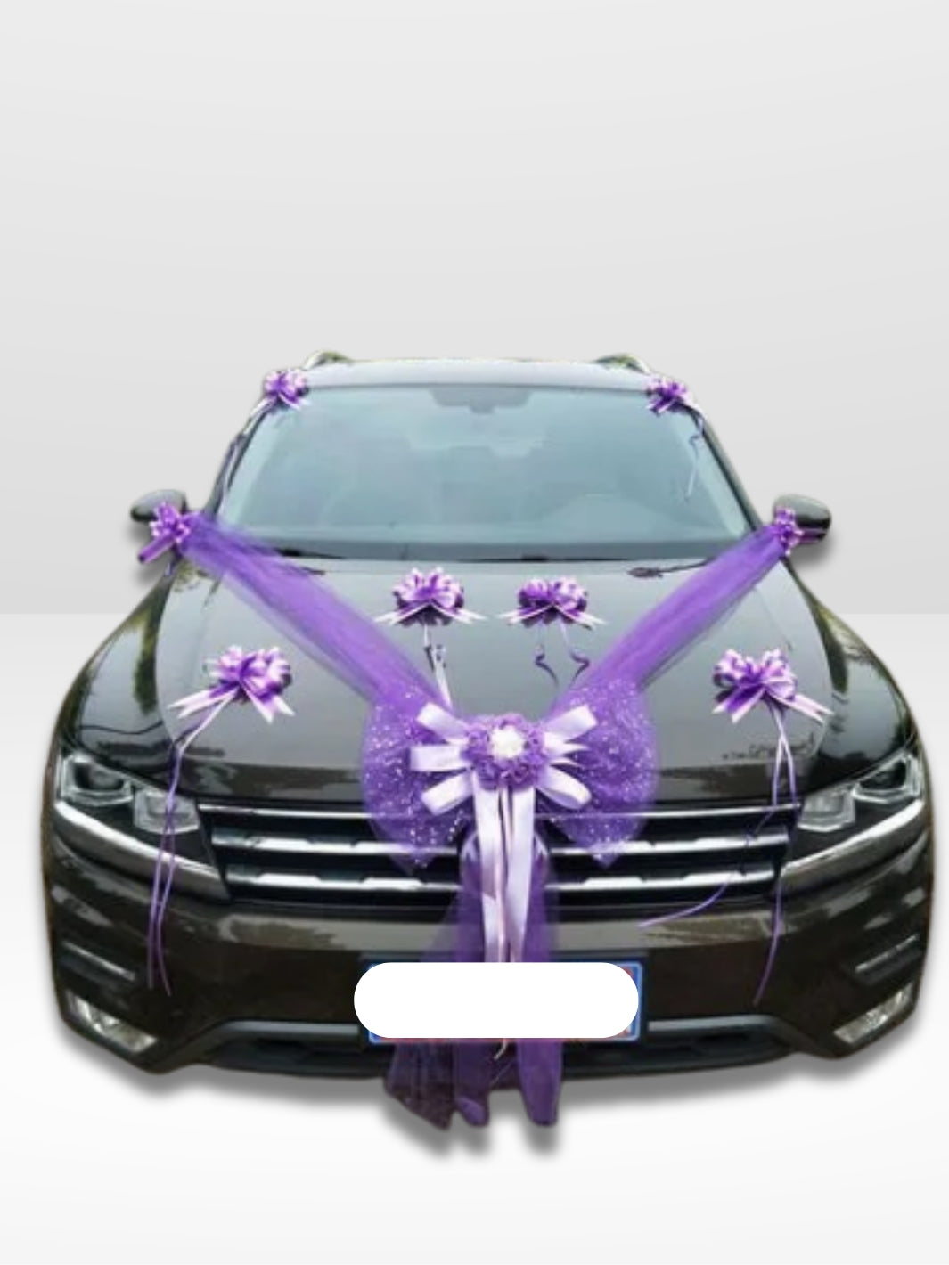 Décoration Voiture de Mariage Élégante