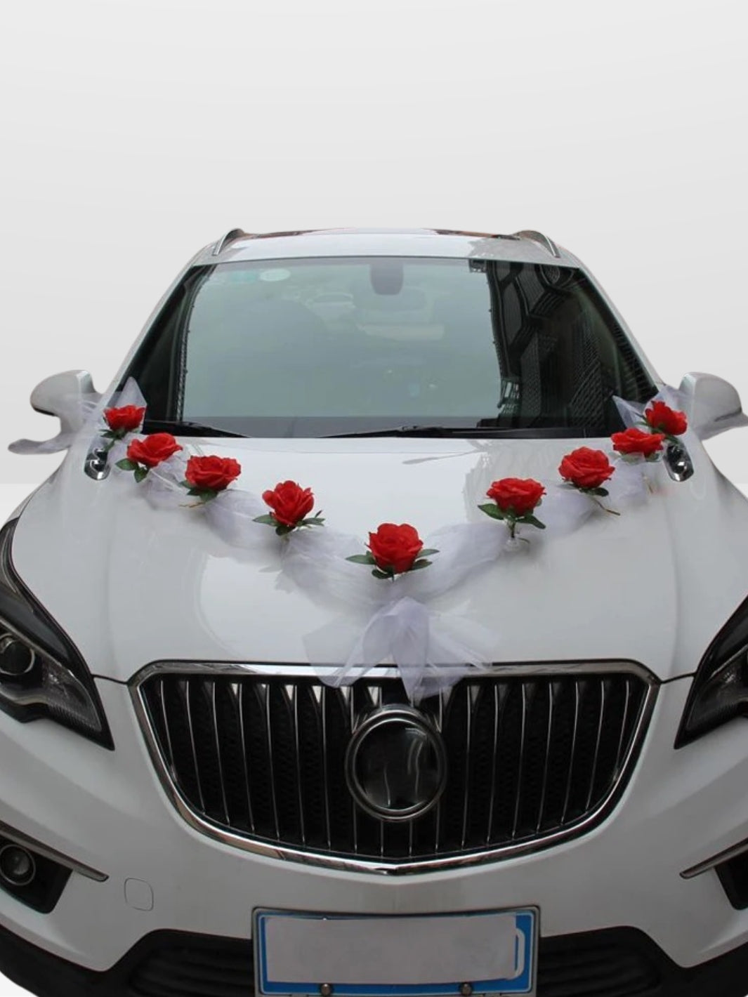 Décorations de Voiture de Mariage Romantique - Foivo