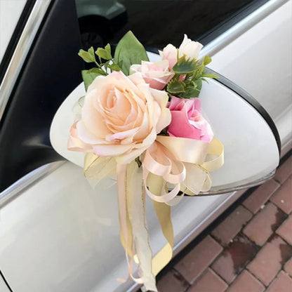 Guirlande de Mariage pour Voiture Élégante