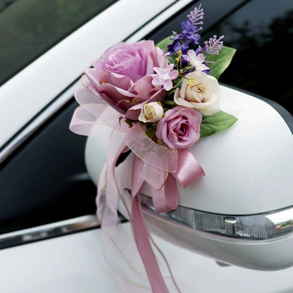 Guirlande de Mariage pour Voiture Élégante