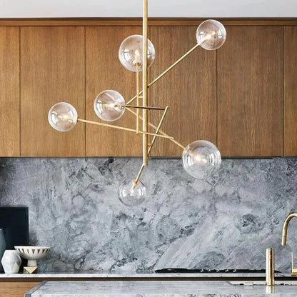 Lustre en Cristal Chic pour Intérieur | Élégance et Raffinement