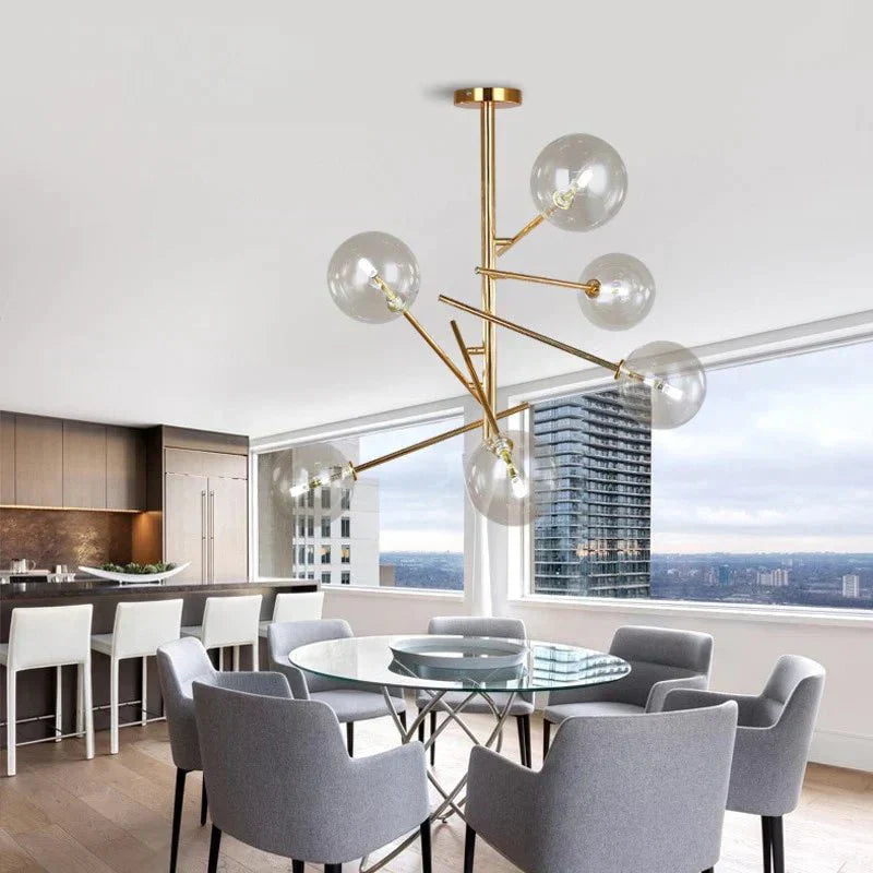 Lustre en Cristal Chic pour Intérieur | Élégance et Raffinement