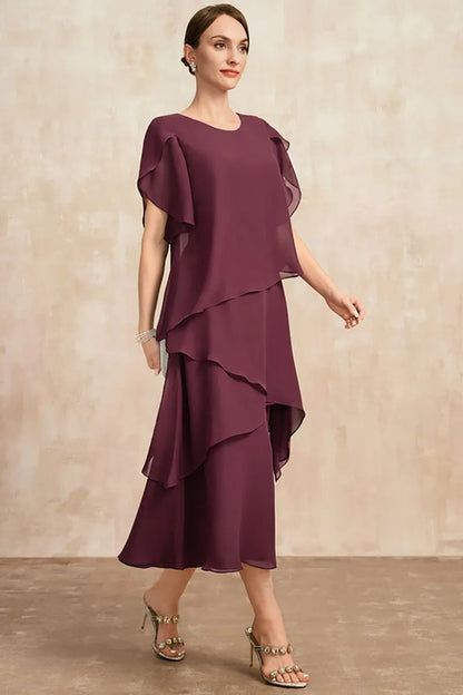 Robe Femme Grande Taille Superposée Coupe Ample