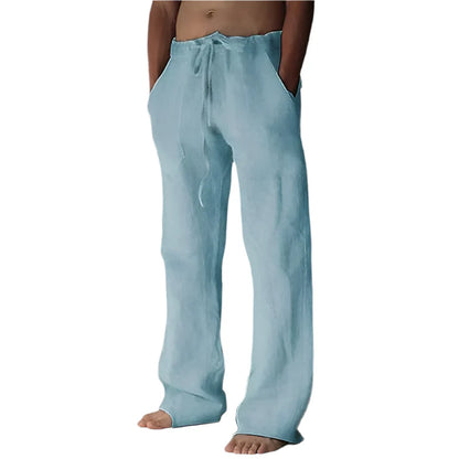 Pantalon Détente Élastique Homme avec Poches Côtés