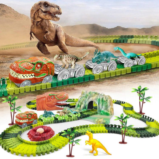 Jouet dinosaure - Circuit de Course Épique - blxckfr