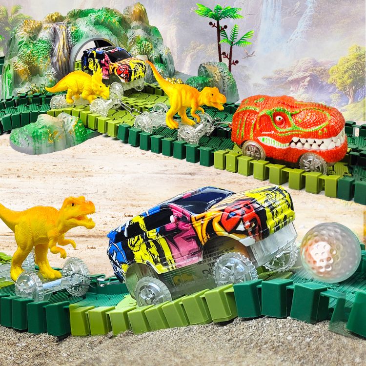 Jouet dinosaure - Circuit de Course Épique