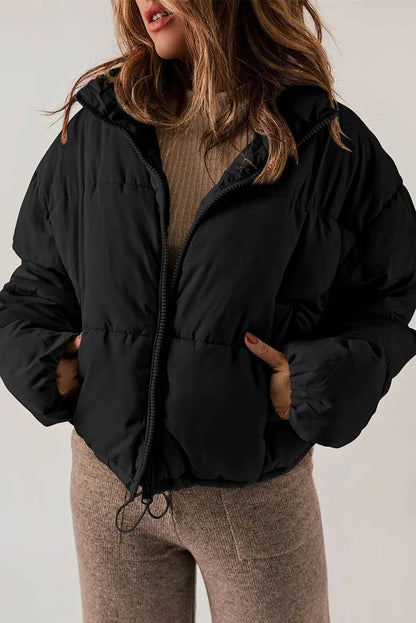 Doudoune Hiver Élégante avec Capuchon