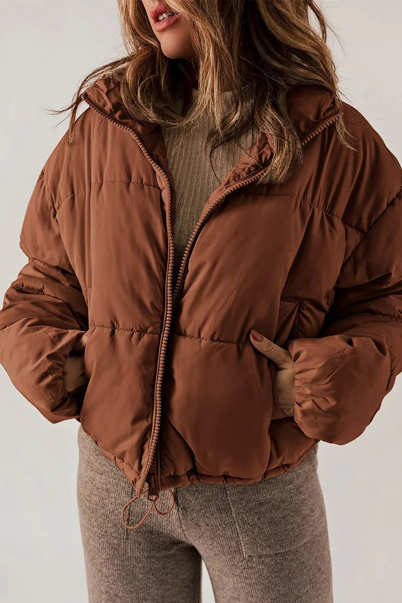 Doudoune Hiver Élégante avec Capuchon