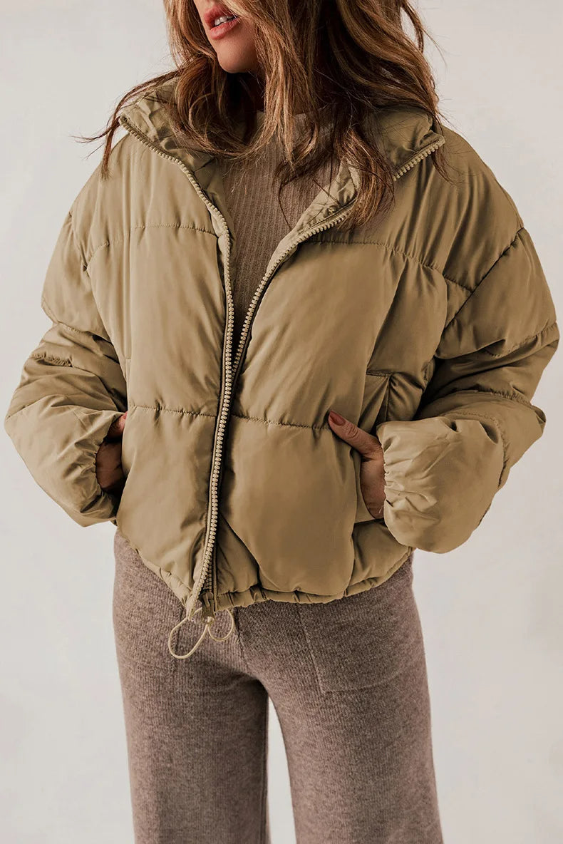 Doudoune Hiver Élégante avec Capuchon