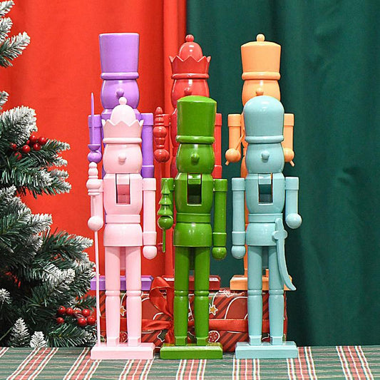 Décorations de Noël en bois peint - BlxckFR