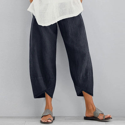 Pantalon Féminin Fleuri Rétro