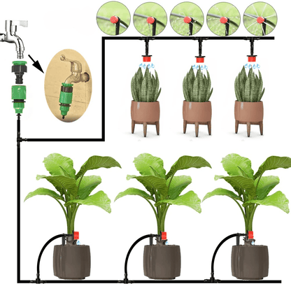Détail minuterie arrosage automatique