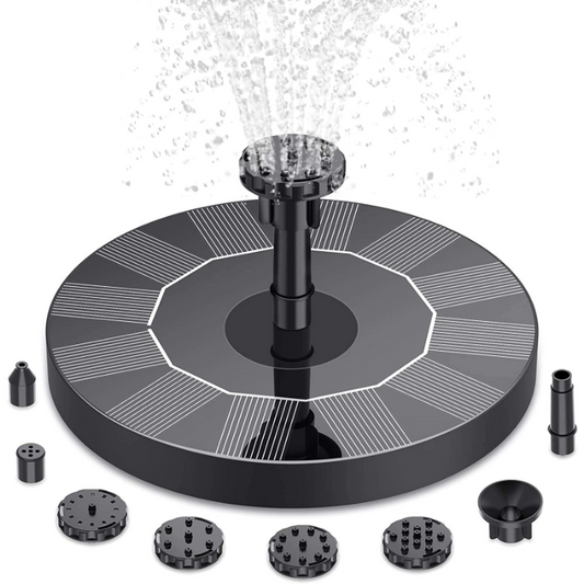 Fontaine Solaire Décorative à Buses Adjustables - BlxckFR