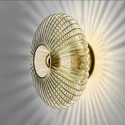 Applique Murale Lumière Ondoyante en Verre