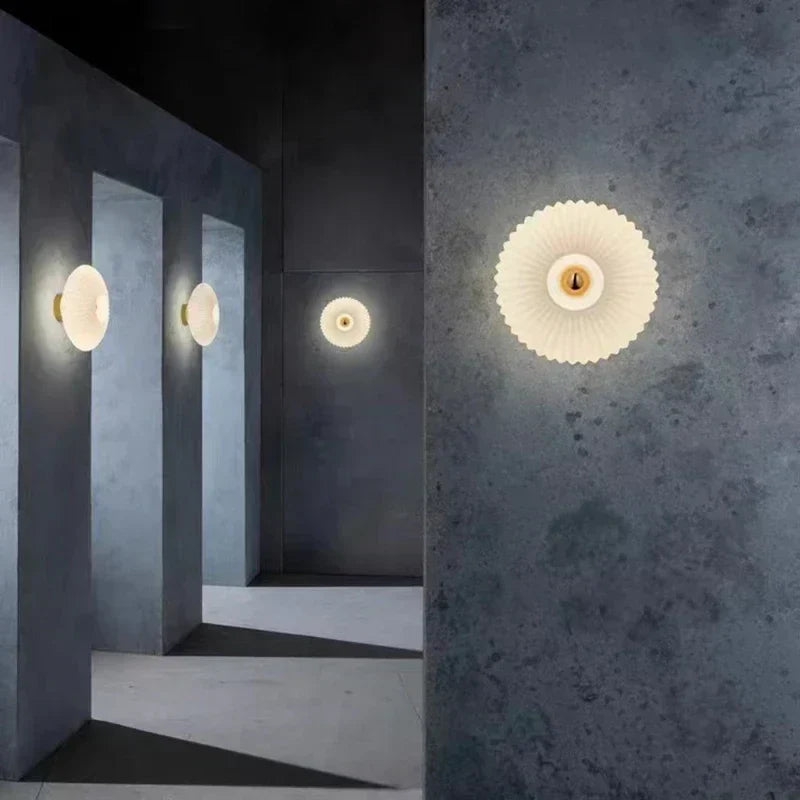 Applique Murale Lumière Ondoyante en Verre - Foivo