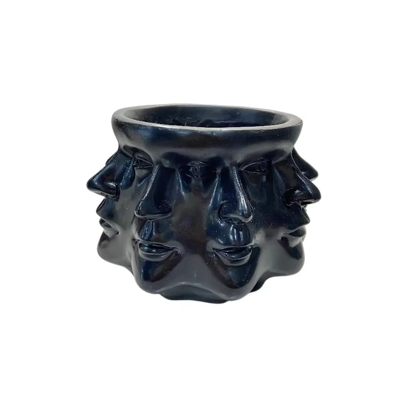 Vase en Céramique Visage Humain Déco Moderne