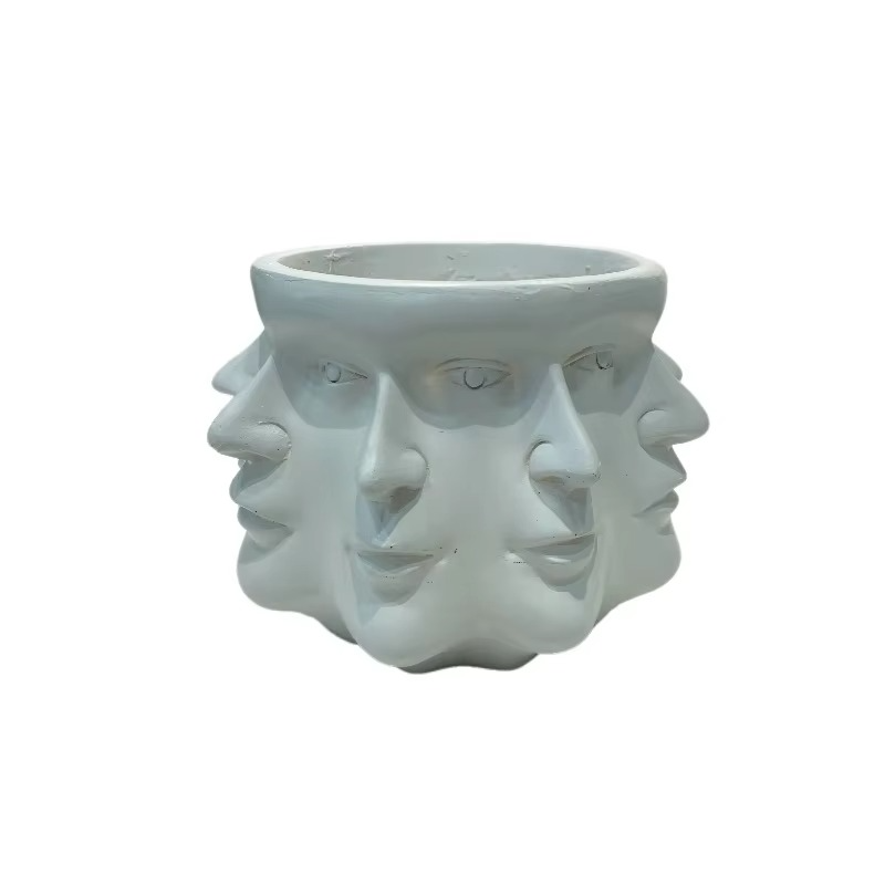 Vase en Céramique Visage Humain Déco Moderne - BlxckFR