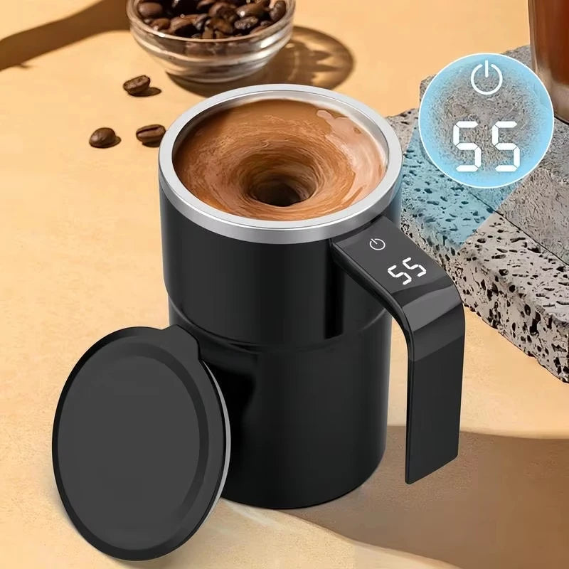 Tasse à Café Intelligente avec Cuillère et Affichage de Température - BlxckFR