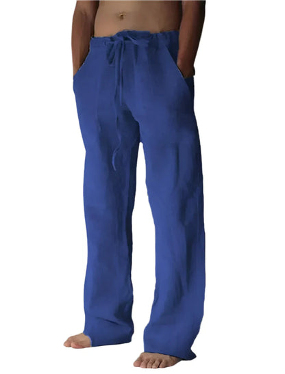 Pantalon Détente Élastique Homme avec Poches Côtés