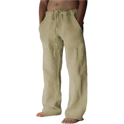 Pantalon Détente Élastique Homme avec Poches Côtés
