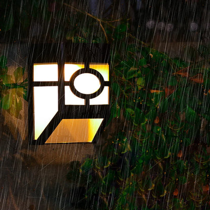 Lampe Solaire LED Extérieur - Éclairage Murale Robuste et Élégant