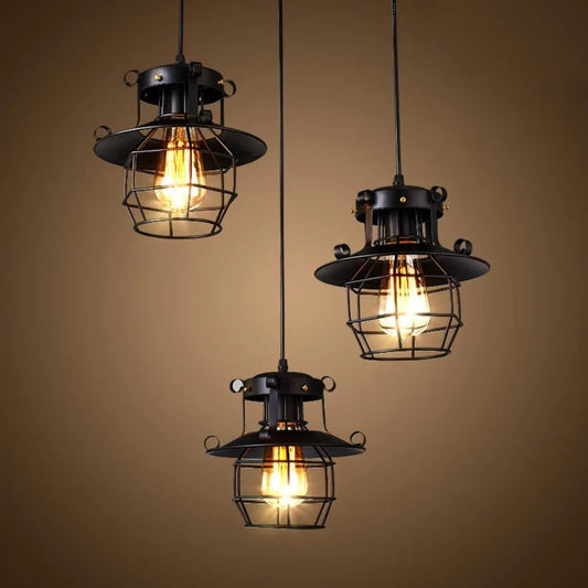 Luminaire Industriel Rétro Chic - BlxckFR