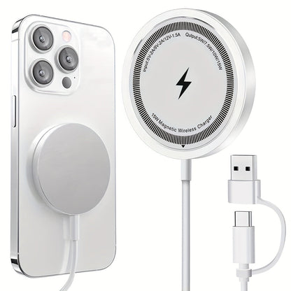 Chargeur Téléphone Magnétique Sans Fil avec Câble USB