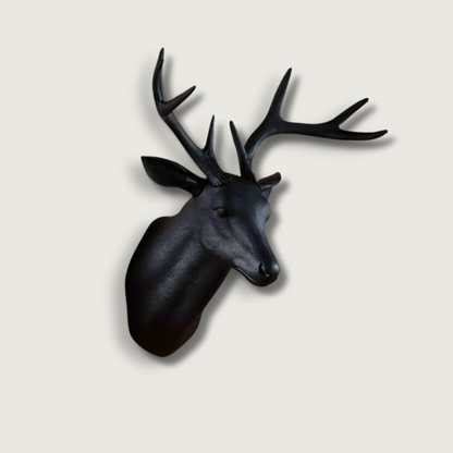 Panneau Mural Cerf Chic Rustique - Foivo