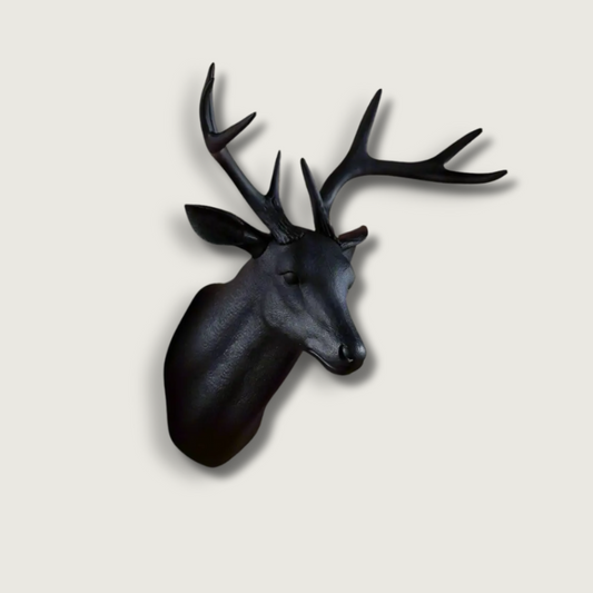 Panneau Mural Cerf Chic Rustique - Foivo