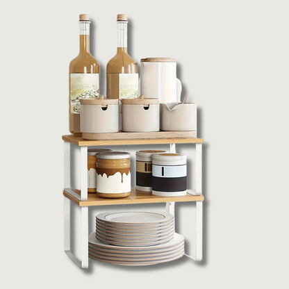 Étagères de Cuisine Modulables | Rangement Compact pour Épices et Conserves - Foivo