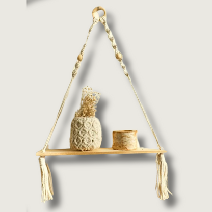 Étagère Murale Tressée | Déco Chic et Fonctionnelle pour Maison - Foivo
