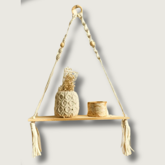 Étagère Murale Tressée | Déco Chic et Fonctionnelle pour Maison - Foivo