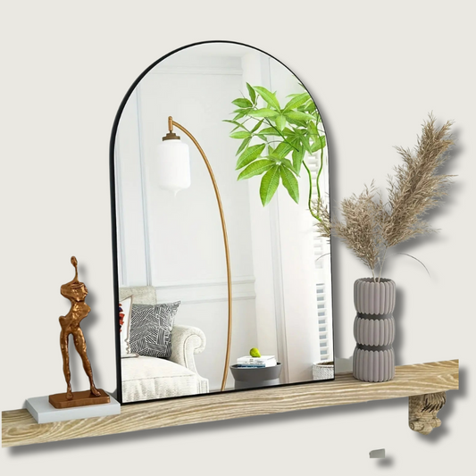 Miroir Décoratif en Métal | Réflexion Parfaite et Fixation Simple - Foivo