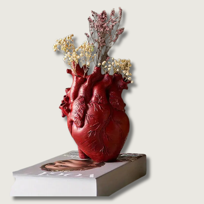 Vase Céramique Cœur Amour Élégant - Foivo