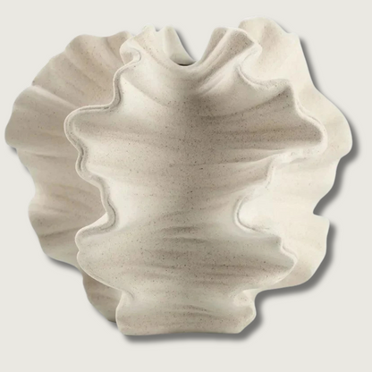 Vase Céramique Déco | Motif Géométrique Chic - Foivo