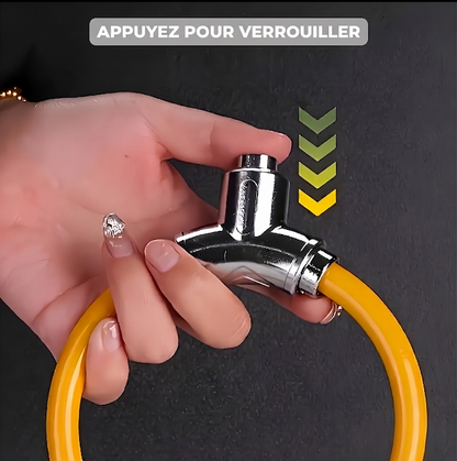 Antivol Câble Vélo Trottinette Serrure à Clé