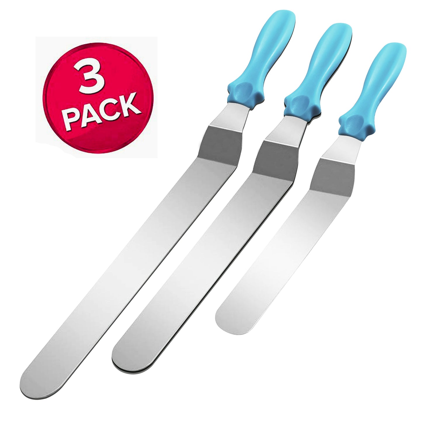 Lames à Gâteau Inoxydables 3 Pièces