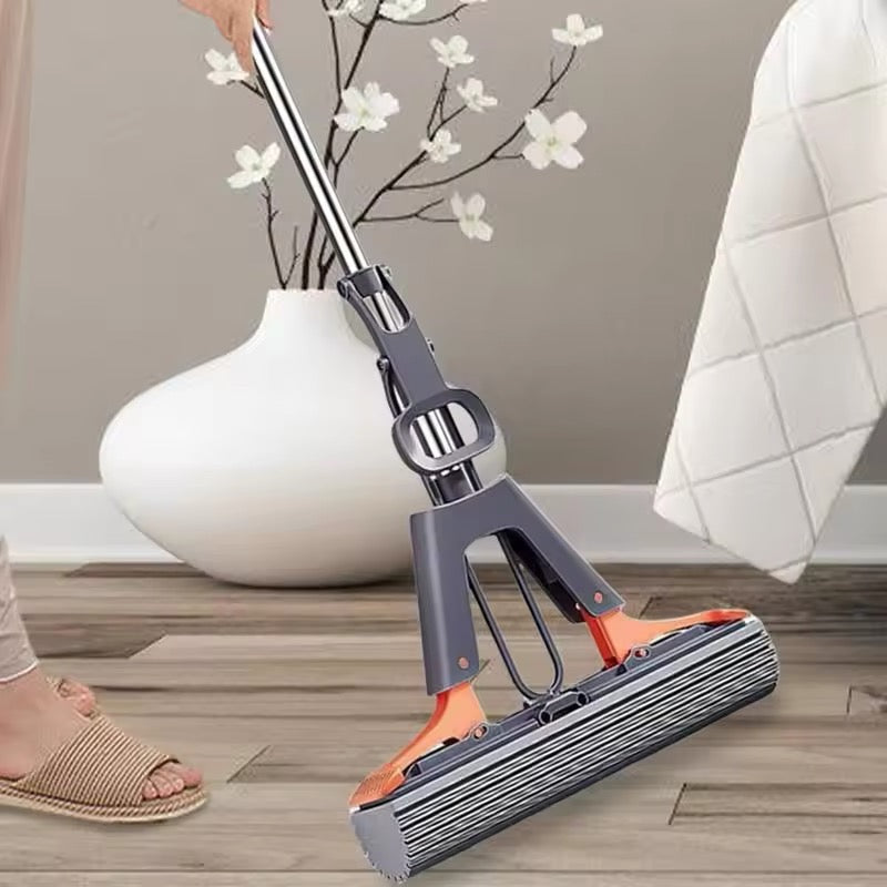 Balai Éponge Réglable Nettoyant de Sol Pratique - BlxckFR