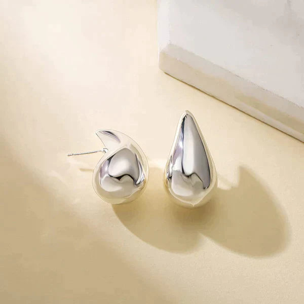 Boucles d'Oreilles Femmes Doré Élégantes en Goutte