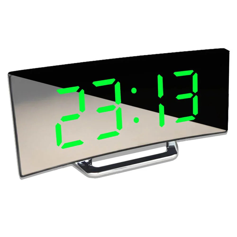 Réveil LED Numérique Écran Courbe Design - BlxckFR