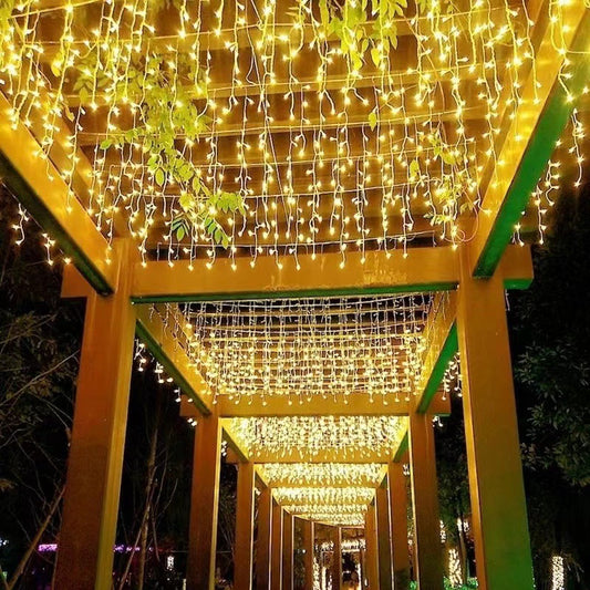 Guirlande LED Hivernale Effet Cascade Lumineux - blxckfr