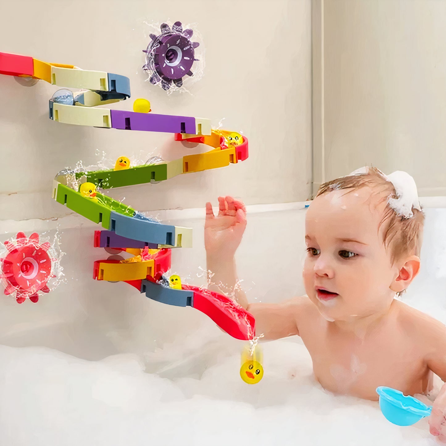 Jouet Baignoire Canard en Plastique Coloré - BlxckFR