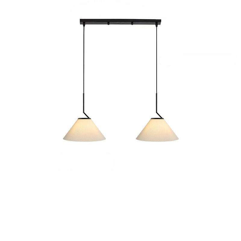 Lampe Suspendue Minimaliste Blanc – Élégant LED en Tissu
