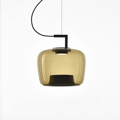 Lampe Suspendue Élégante LED – Luminaire Chic en Verre et Métal pour Intérieur