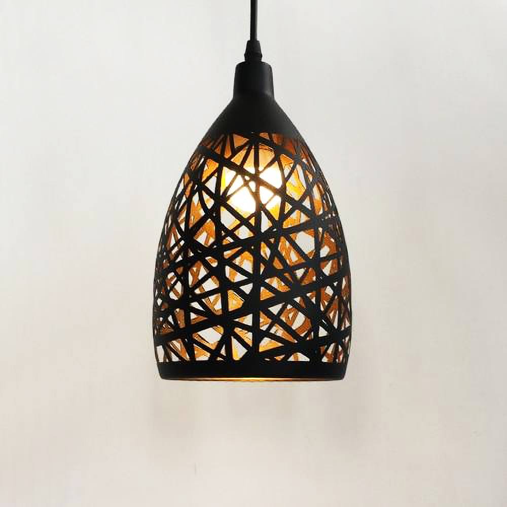 Lampe Suspendue Rétro en Métal, Style Industriel Chic