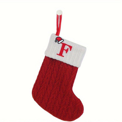 Chaussette de Noël Tricotée Personnalisée Décorative